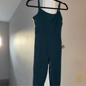 SO Dark Teal Sleeveless Jumpsuit
